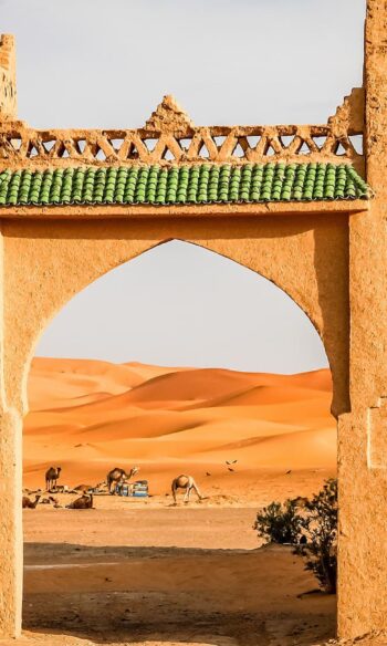 Hero - Image of Merzouga for desert extension.