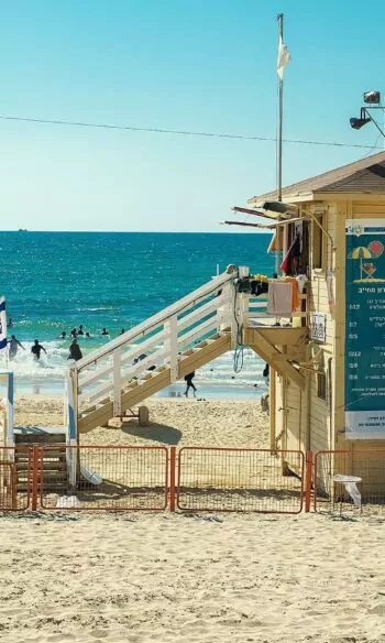 Beach in Tel Aviv.